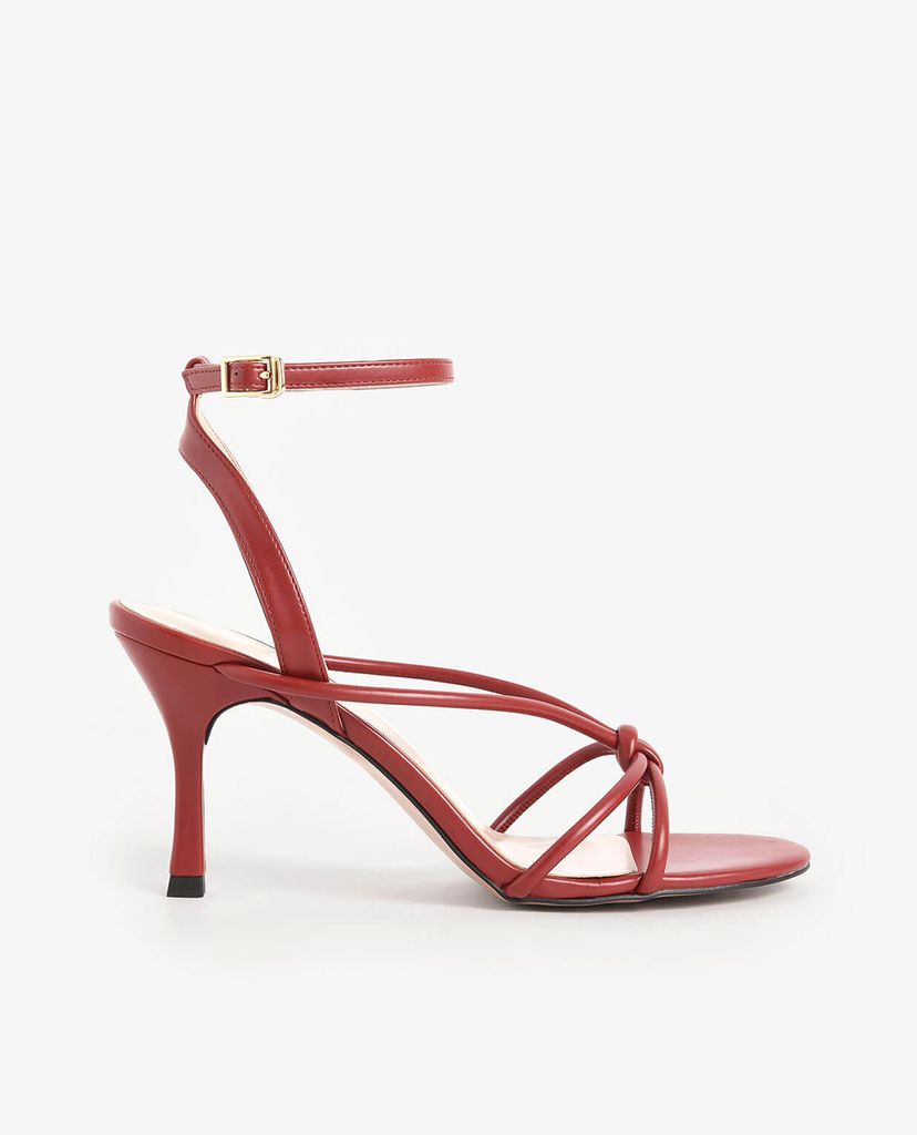 CHARLES & KEITH - Giày sandal cao gót hở mũi Front Knot
