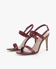 CHARLES & KEITH - Giày cao gót quai ngang Textured Ankle Strap