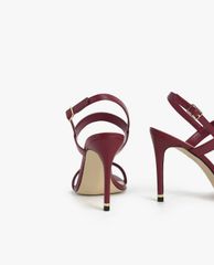 CHARLES & KEITH - Giày cao gót quai ngang Textured Ankle Strap