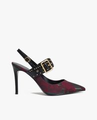 CHARLES & KEITH - Giày cao gót mũi nhọn đính hạt Studded