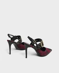CHARLES & KEITH - Giày cao gót mũi nhọn đính hạt Studded