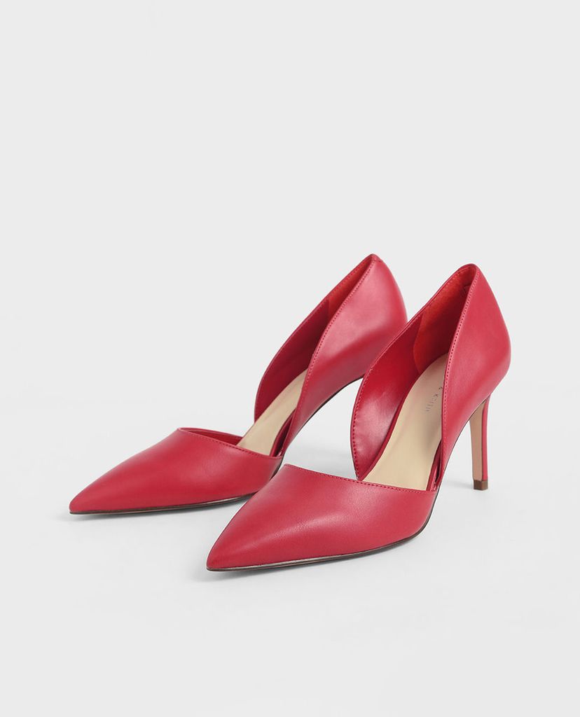 CHARLES & KEITH - Giày cao gót mũi nhọn Pointed D Orsay Pumps