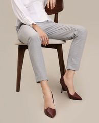 CHARLES & KEITH - Giày cao gót mũi nhọn Asymmetrical Topline Pumps
