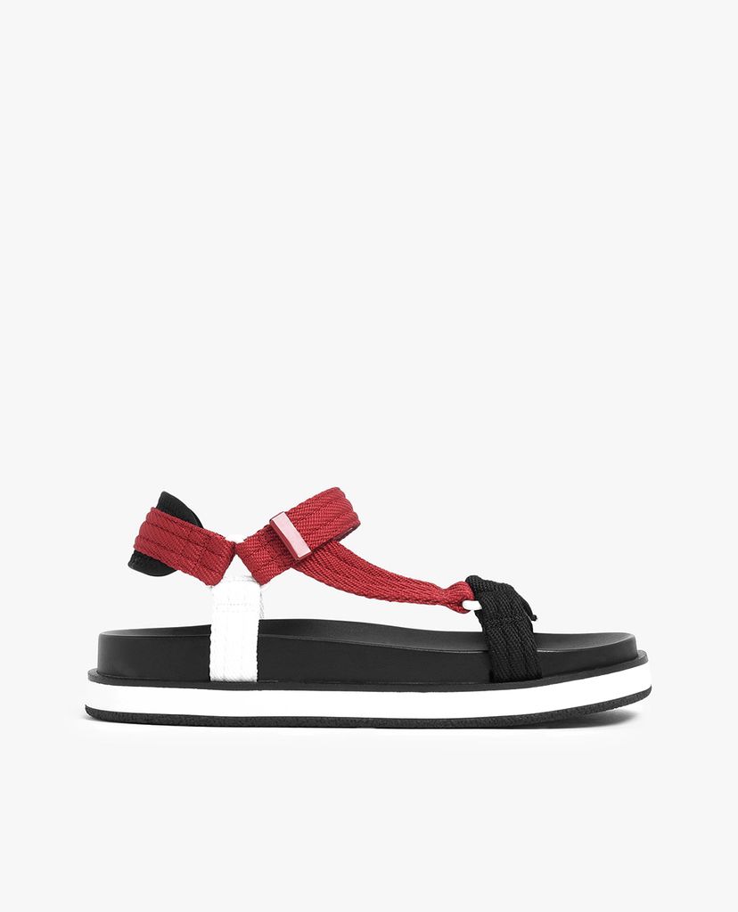 CHARLES & KEITH - Giày sandal nữ đế bánh mì Two Tone Strap
