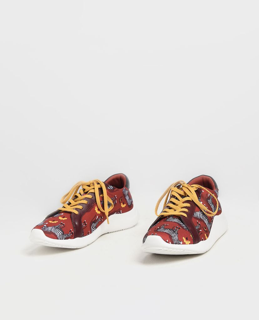 CHARLES & KEITH - Giày sneaker nữ phối dây Fabric
