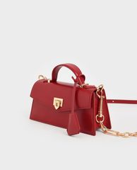 CHARLES & KEITH - Túi xách tay phom chữ nhật Trapeze