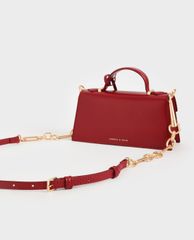 CHARLES & KEITH - Túi xách tay phom chữ nhật Trapeze