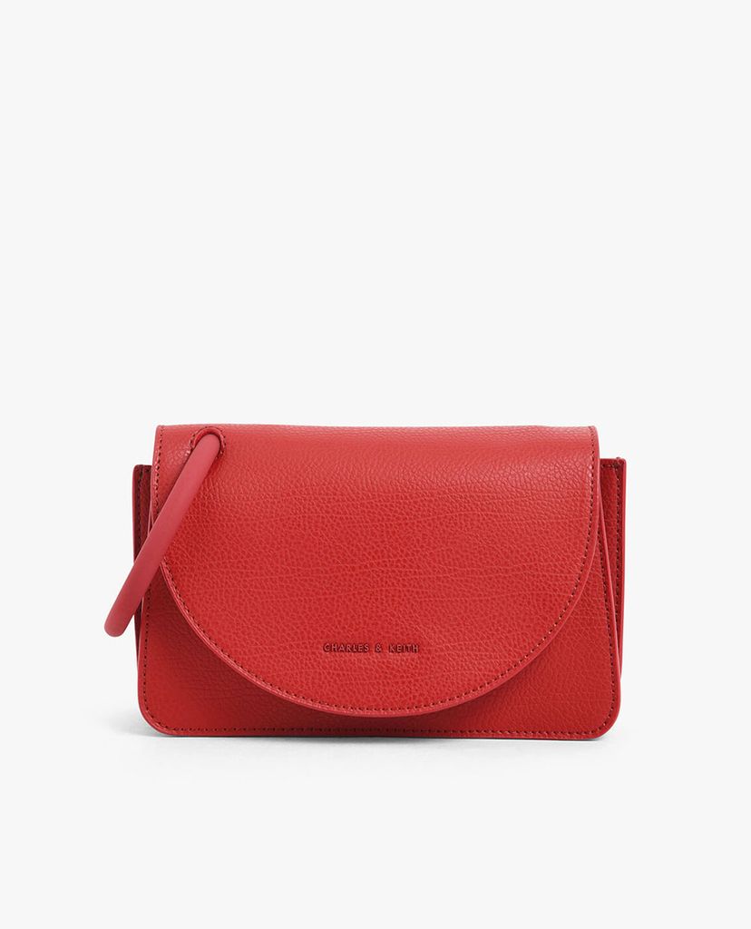 CHARLES & KEITH - Ví cầm tay nữ chữ nhật Acrylic Handle Wristlet