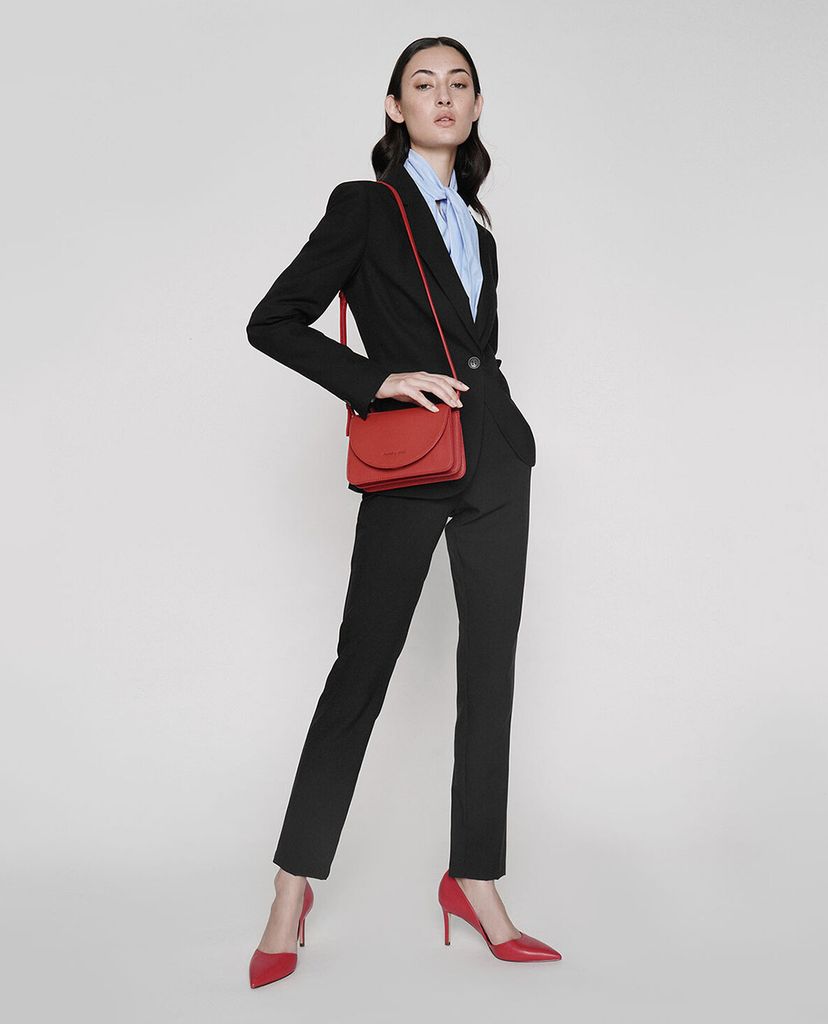 CHARLES & KEITH - Ví cầm tay nữ chữ nhật Acrylic Handle Wristlet