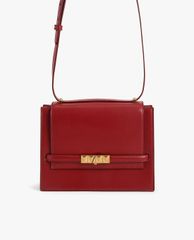 CHARLES & KEITH - Túi đeo chéo nữ Metallic Push Lock Crossbody Bag
