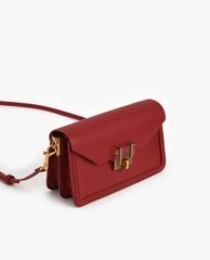 CHARLES & KEITH - Túi đeo chéo nữ chữ nhật nắp gập Embellished Envelope