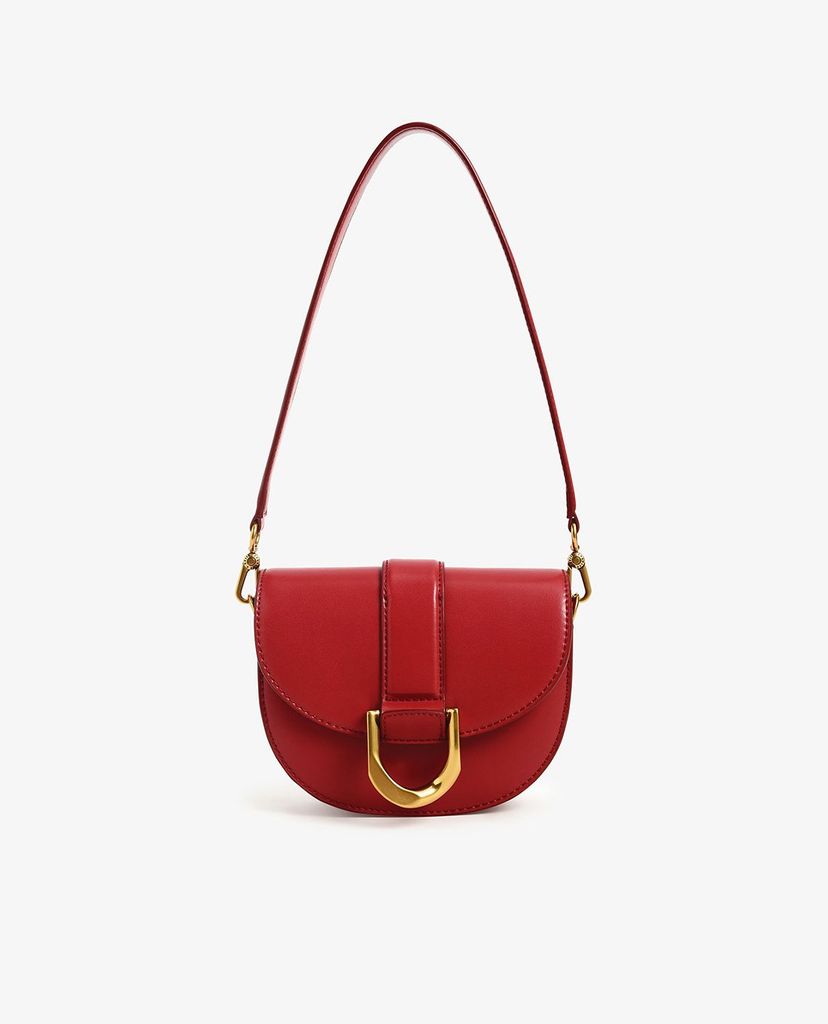 CHARLES & KEITH - Túi đeo vai nữ Mini Gabine Saddle