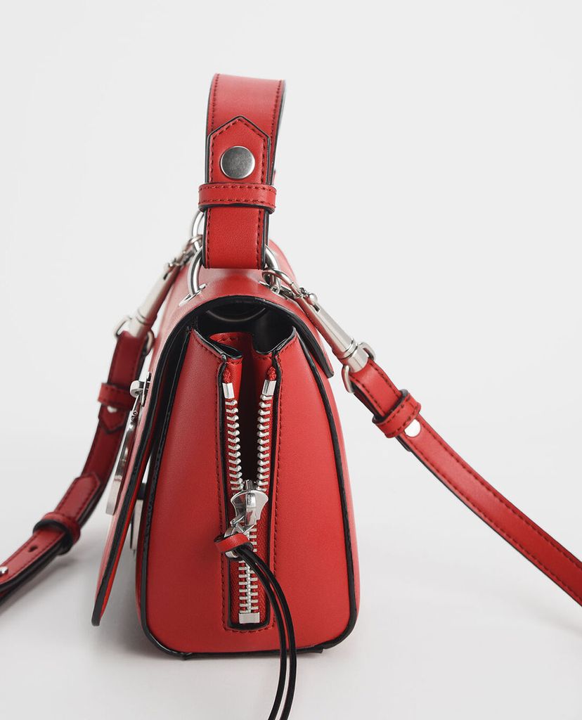 CHARLES & KEITH - Túi đeo vai Zip Pocket Trapeze
