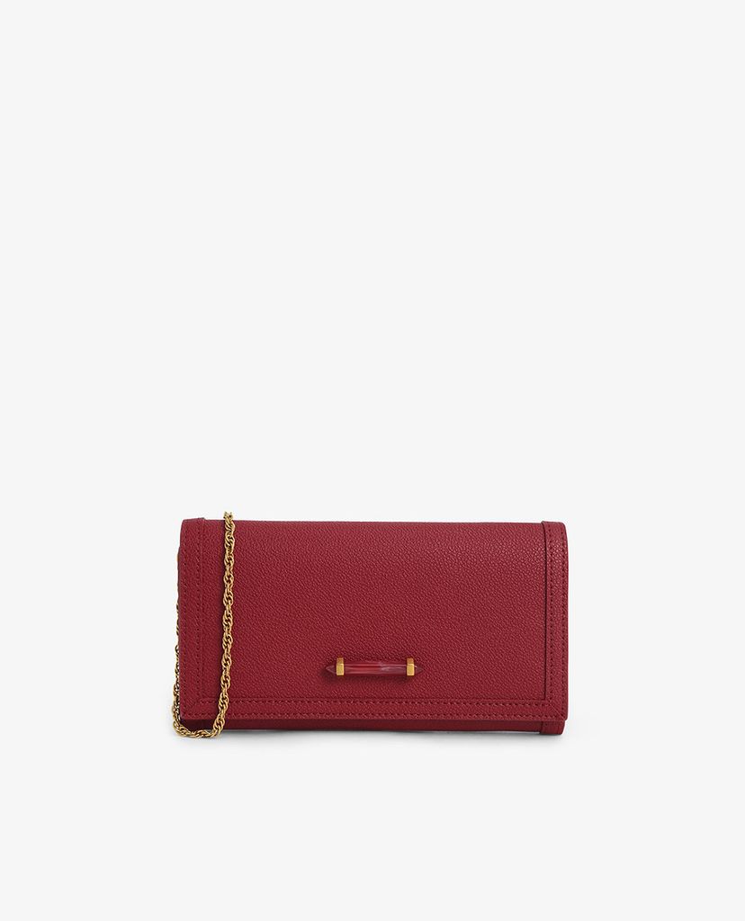 CHARLES & KEITH - Ví cầm tay dáng dài Stone Embellished Front Flap