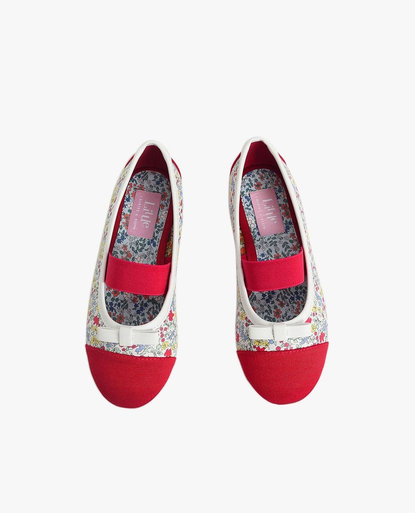 CHARLES & KEITH - Giày búp bê trẻ em mũi tròn