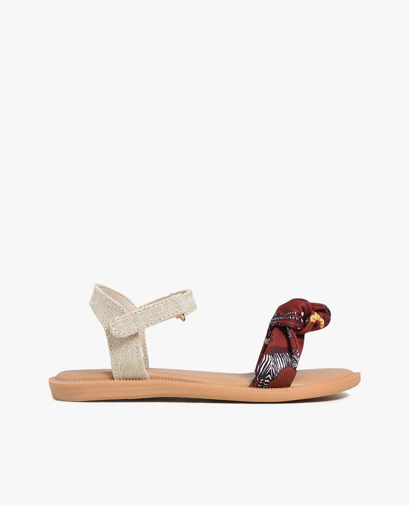 CHARLES & KEITH - Giày sandal nữ họa tiết ngựa vằn Zebra Print