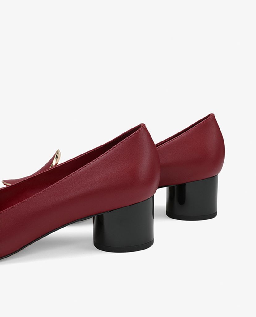 PEDRO - Giày cao gót đế vuông mũi nhọn Embellished Pumps