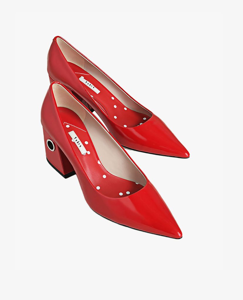 PEDRO - Giày cao gót mũi nhọn đế trụ Pointed Toe