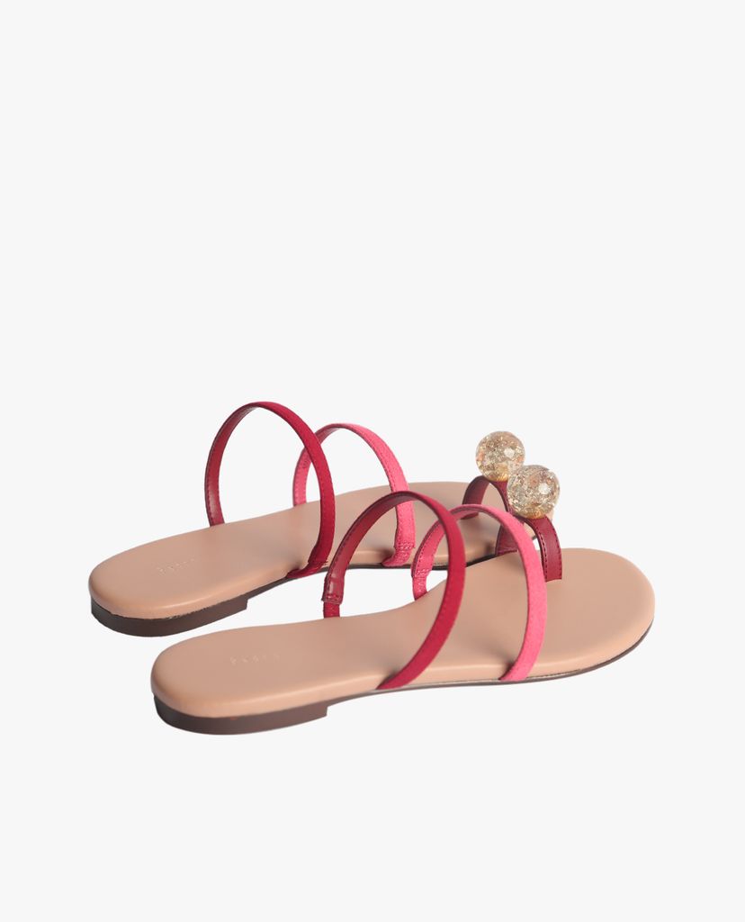 PEDRO - Giày sandals nữ quai ngang Embellished Toe-Ring