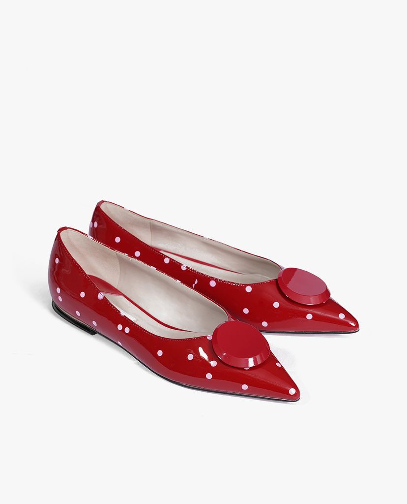 Giày búp bê chấm bi nữ tính Polka Dot