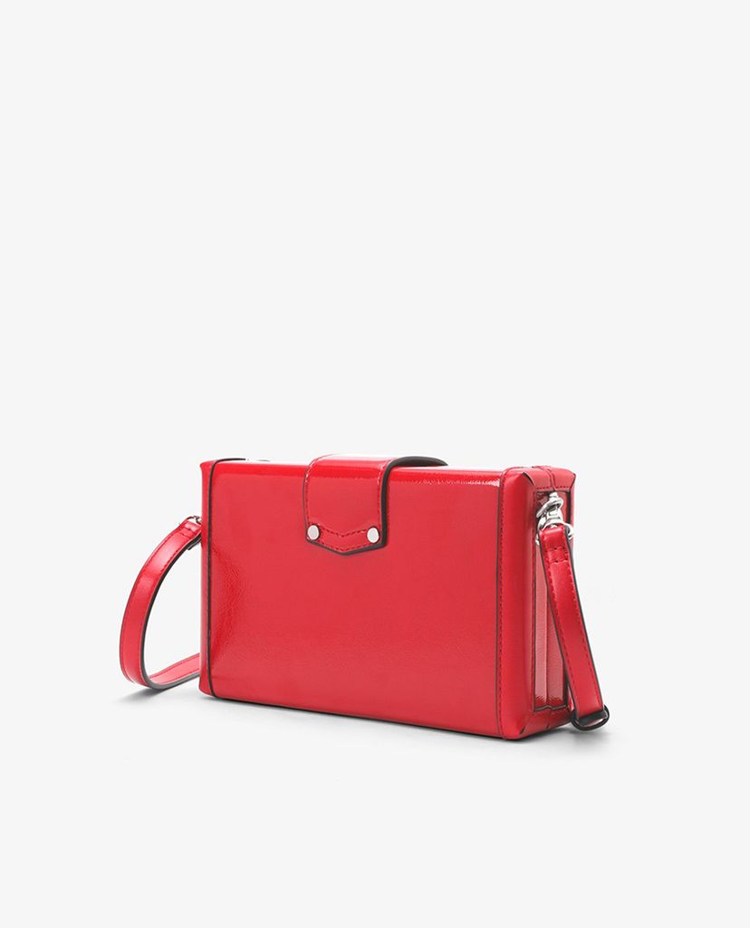 PEDRO - Túi đeo vai nữ phom chữ nhật Leather Structured