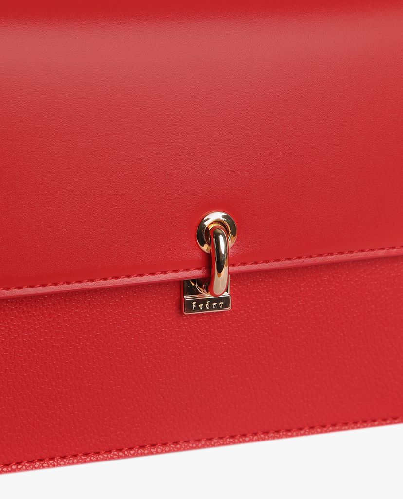 PEDRO - Túi xách tay nữ nắp gập Twill Details