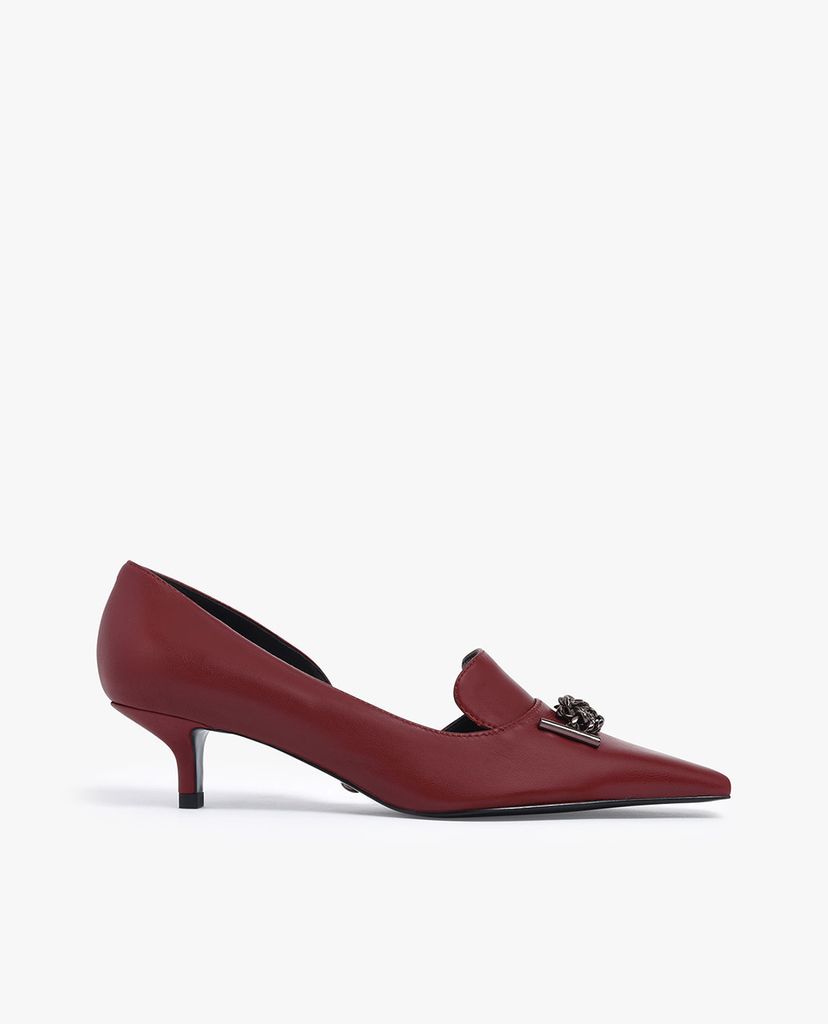 CHARLES & KEITH - Giày cao gót phối dây kim loại Knotted Chain