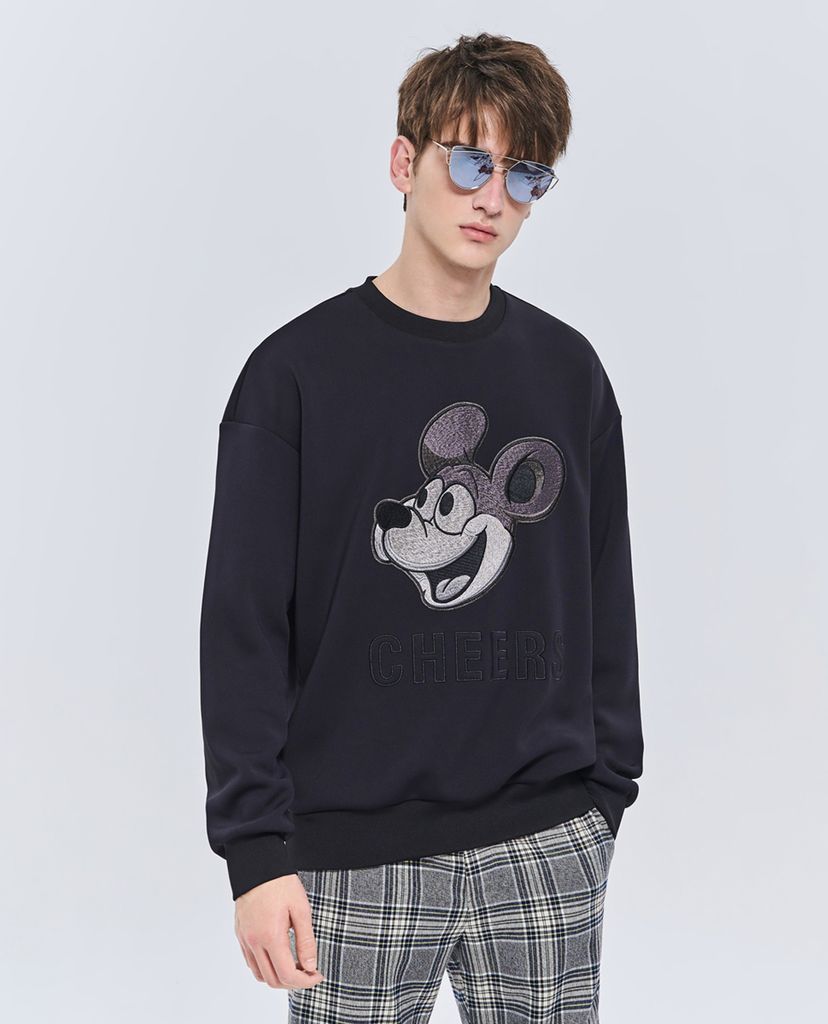 Áo sweatshirt nam hình chuột mickey