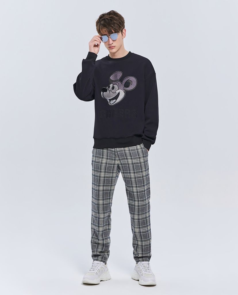Áo sweatshirt nam hình chuột mickey
