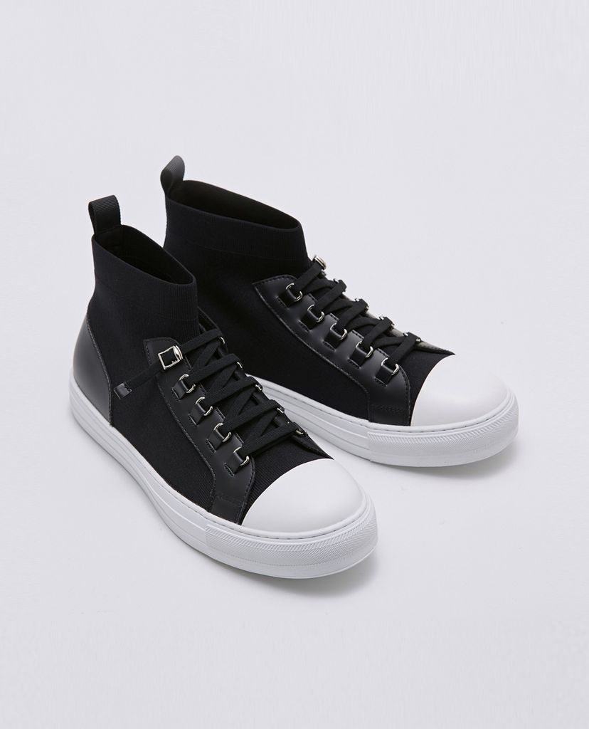 Giày sneaker nam cổ cao thời trang