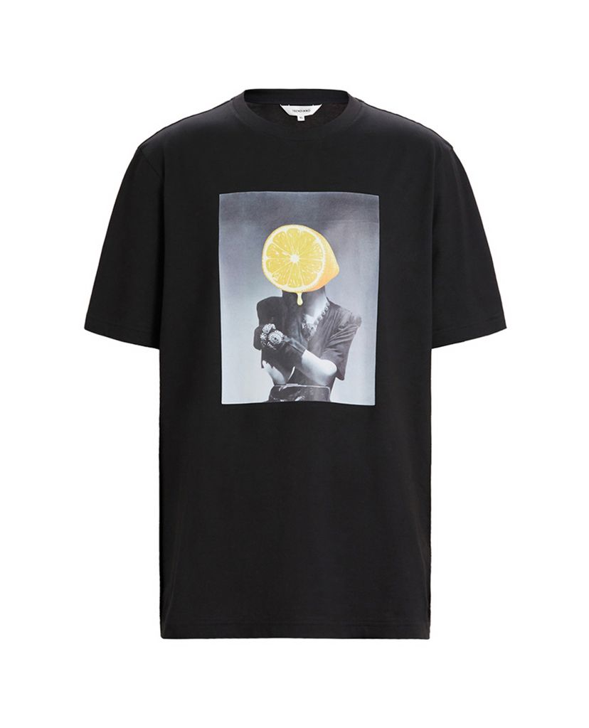 Áo thun nam cổ tròn Printed Cotton