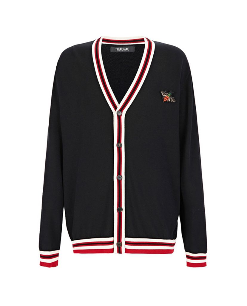 Áo khoác nam cardigan tay dài cổ chữ V