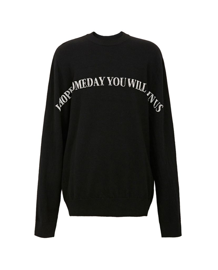 Áo sweater nam tay dài cổ tròn
