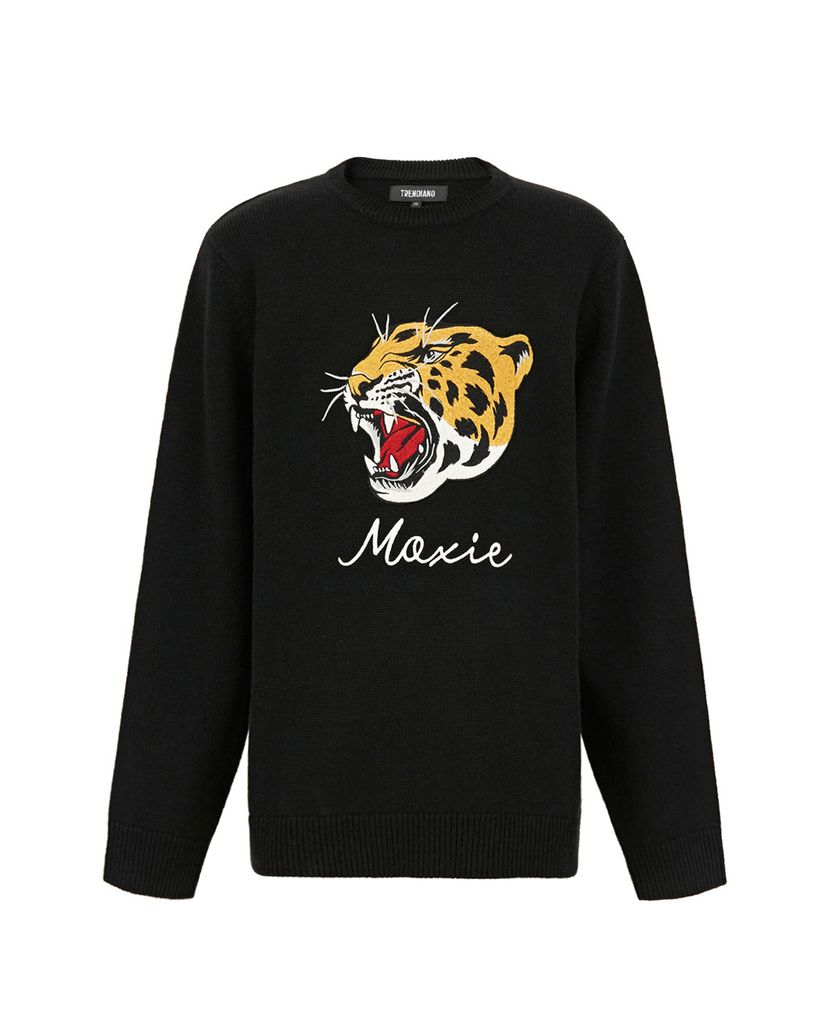 Áo sweater nam họa tiết cọp