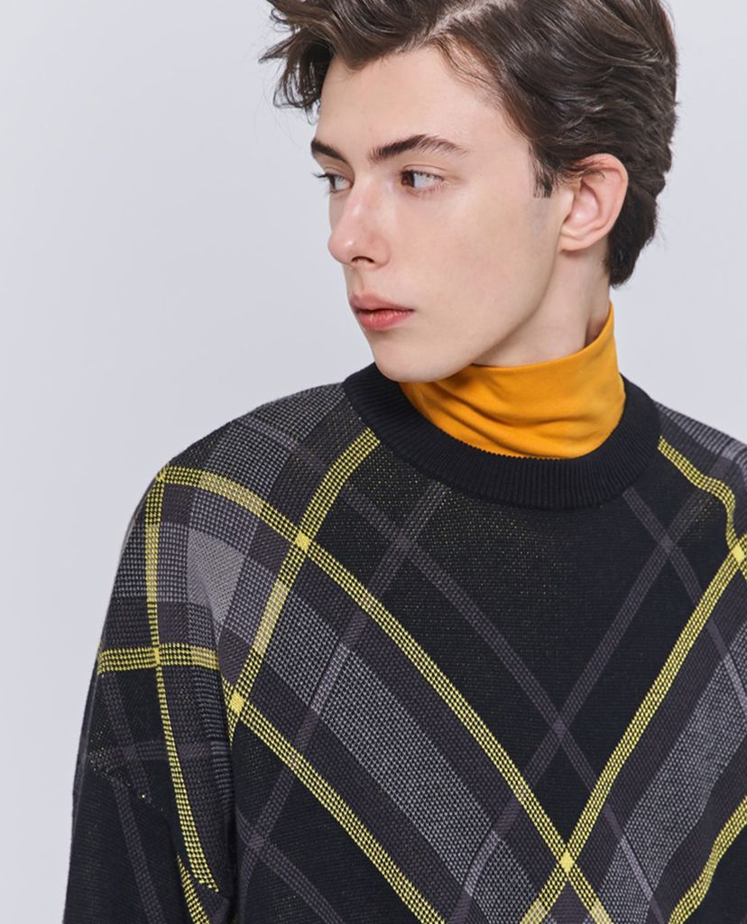 Áo sweater nam tay dài cổ tròn Striped