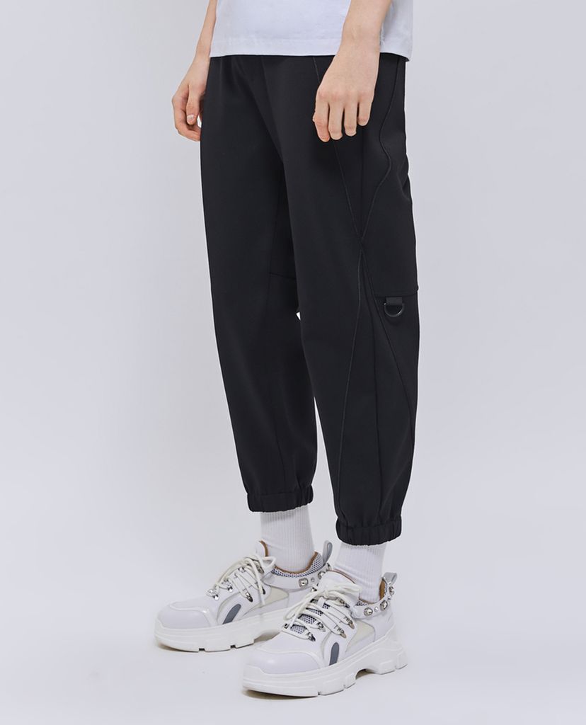 Quần jogger nam phối túi khóa kéo zip
