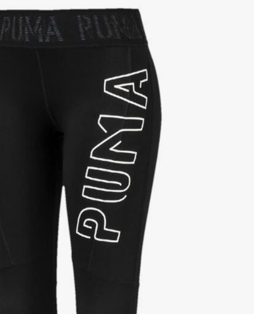PUMA - Quần legging thể thao nữ Logo 3/4