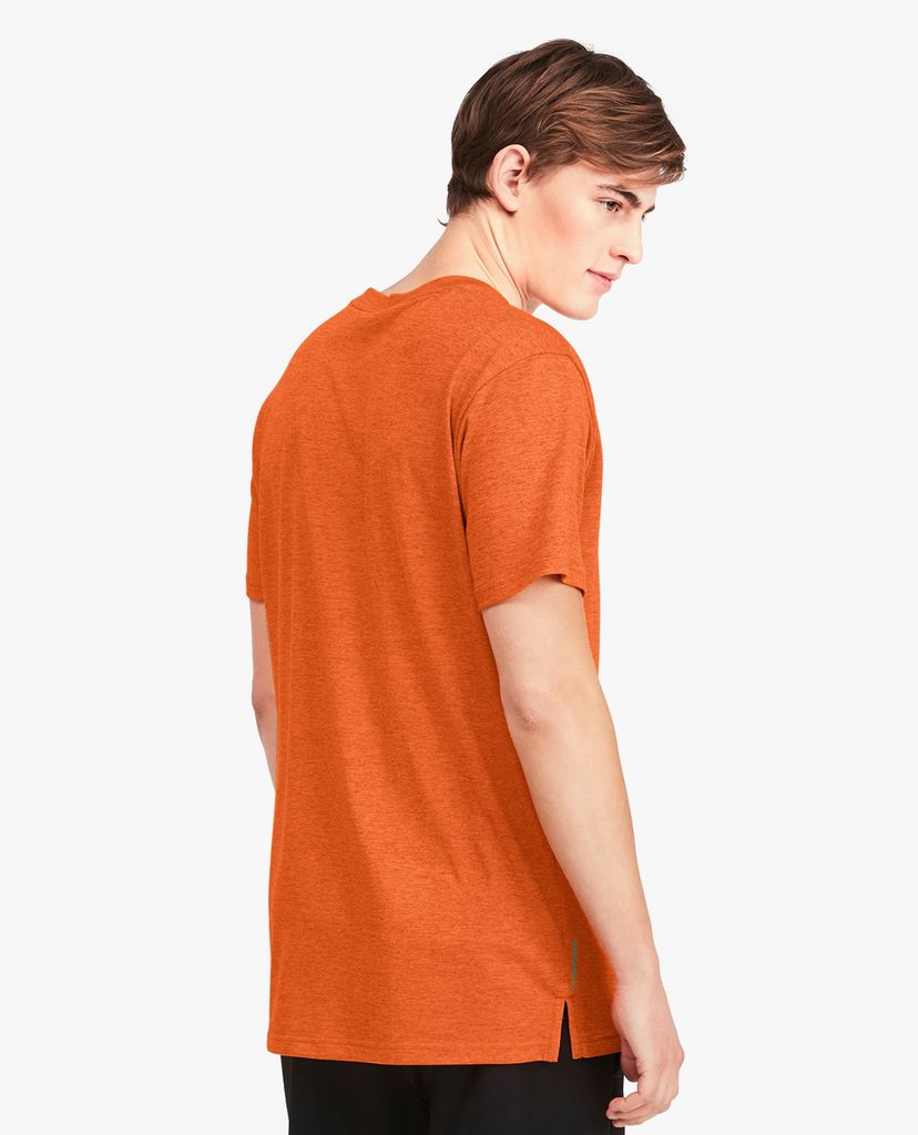 PUMA - Áo thun nam tay ngắn cổ tròn Heather Cat