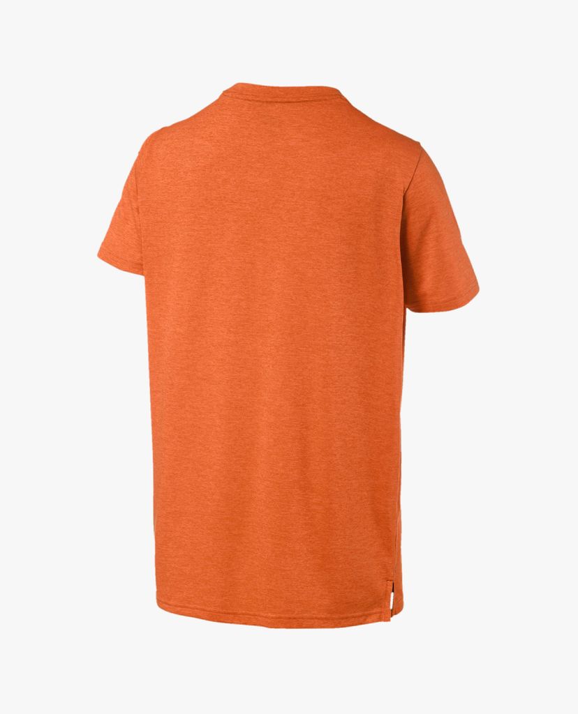 PUMA - Áo thun nam tay ngắn cổ tròn Heather Cat