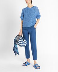 WEEKEND MAX MARA - Áo len nữ phom suông thời trang Linen Knit