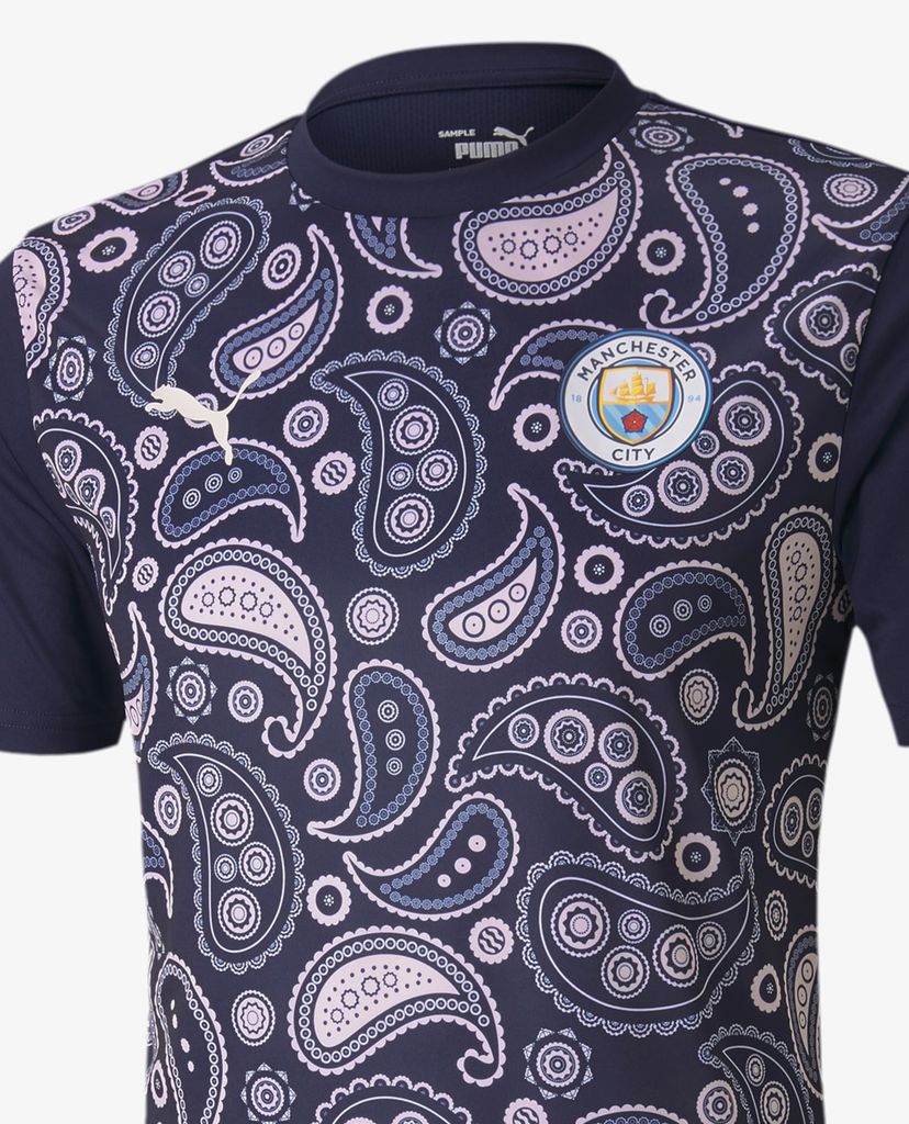 PUMA - Áo thun thể thao nam ngắn tay Man City Stadium