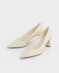 CHARLES & KEITH - Giày cao gót mũi nhọn Sculptural