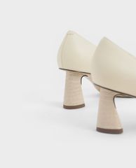 CHARLES & KEITH - Giày cao gót mũi nhọn Sculptural