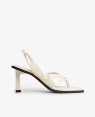 CHARLES & KEITH - Giày sandal cao gót Patent Slingback Thong