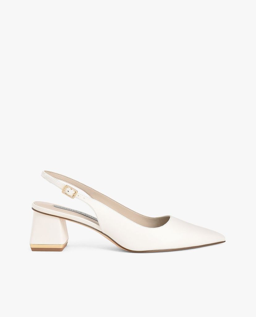 CHARLES & KEITH - Giày cao gót mũi nhọn Metallic Accent Slingback