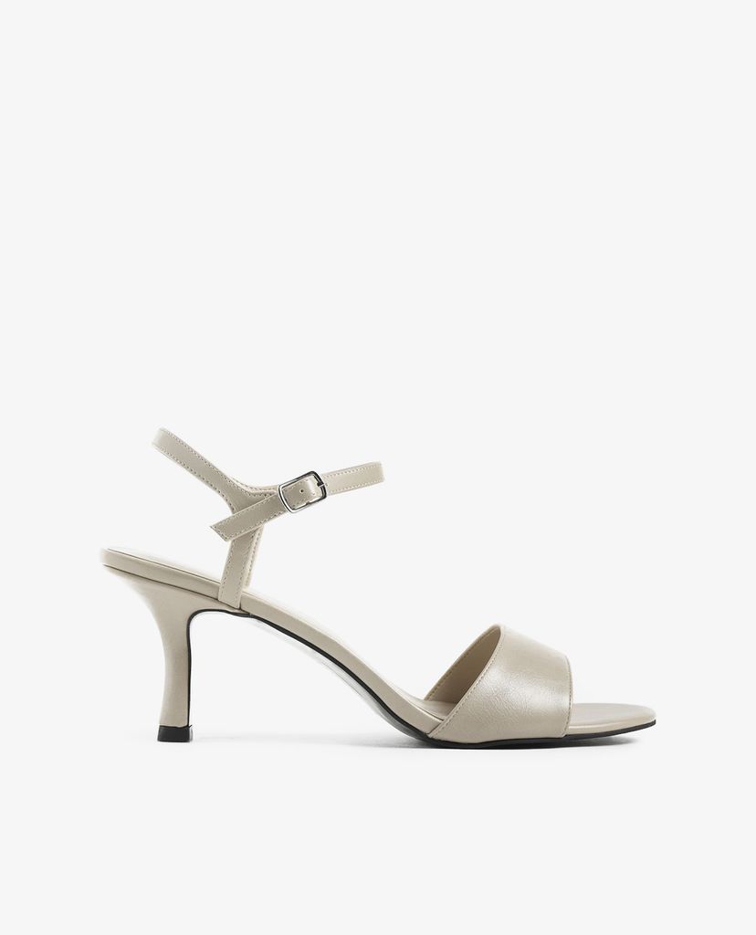 CHARLES & KEITH - Giày cao gót Two Tone Sculptural Heel Open Toe