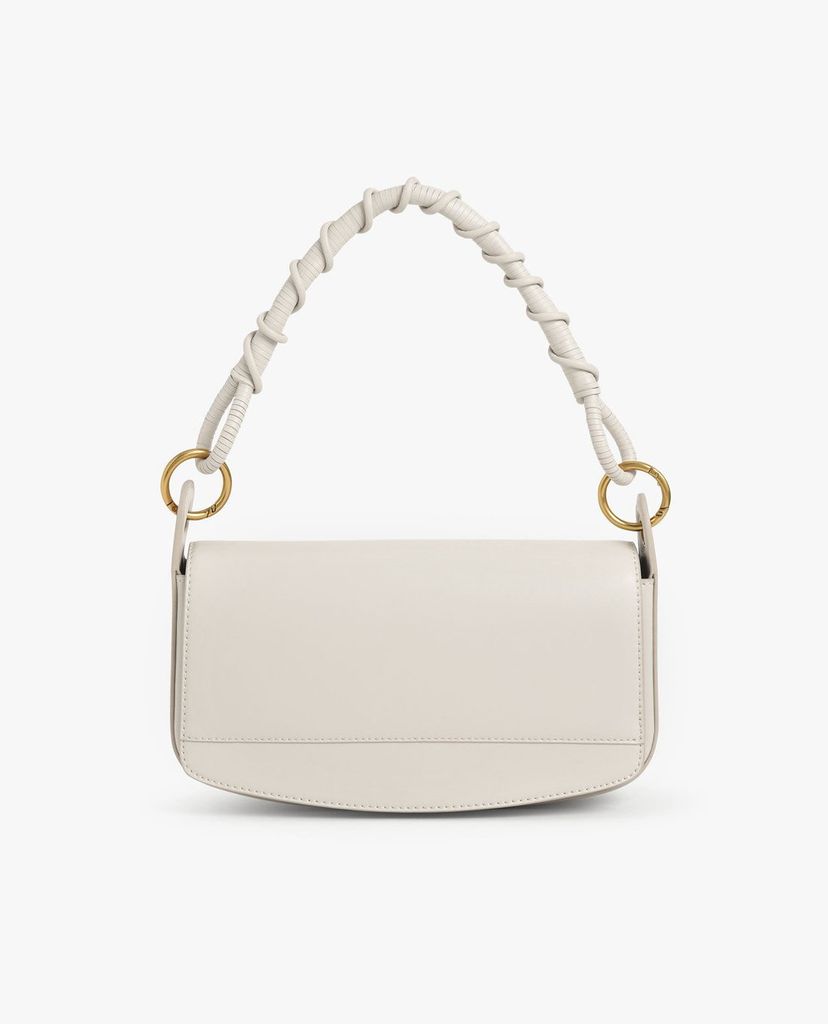 CHARLES & KEITH - Túi đeo vai nữ chữ nhật Coiled Top Handle