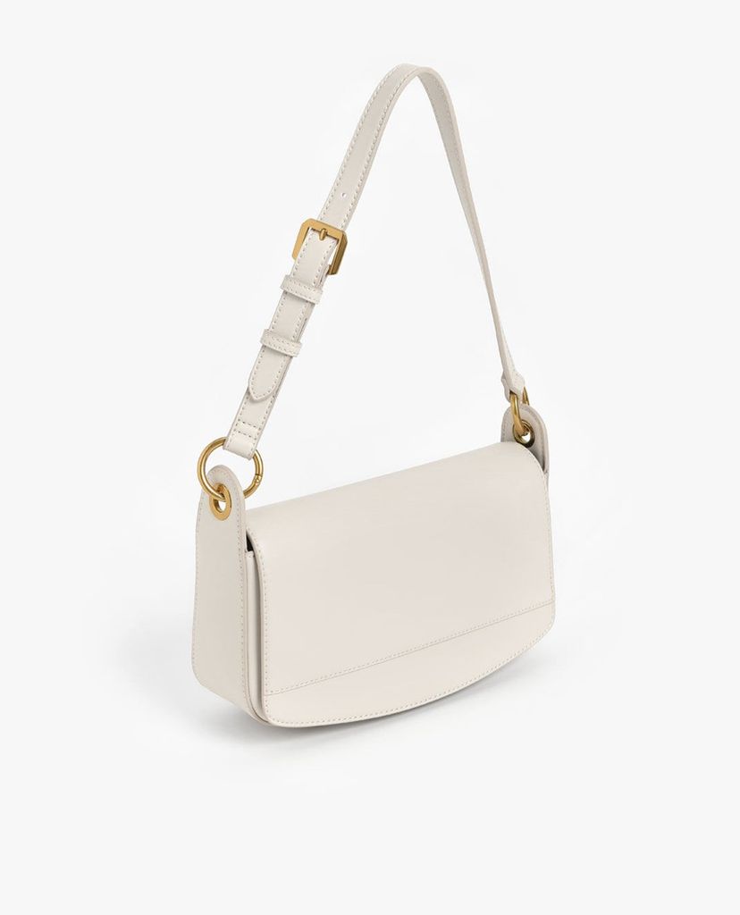 CHARLES & KEITH - Túi đeo vai nữ chữ nhật Coiled Top Handle