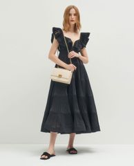 CHARLES & KEITH - Túi đeo vai nữ chữ nhật Chain Strap Evening