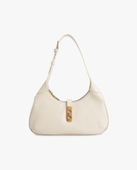CHARLES & KEITH - Túi đeo vai nữ hình thang Metallic Accent Hobo
